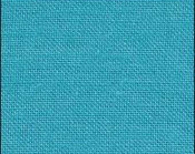 Lagoon Linen from Zweigart cross stitch fabric cloth premium quality imported from Germany dark aqua turquoise more blue than green 40 count