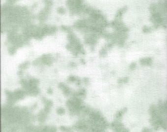 PER YARD ~ Robert Kaufman Cotton Flannel Sage and White Fabric ~ 100% cotton - brushed for softness