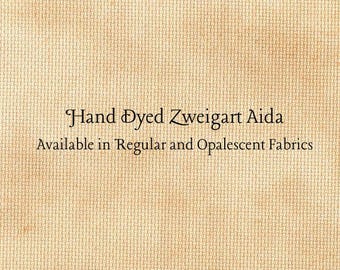 Gingersnap Aida (Z-BDA-2) Hand Dyed Zweigart Cross Stitch Fabric
