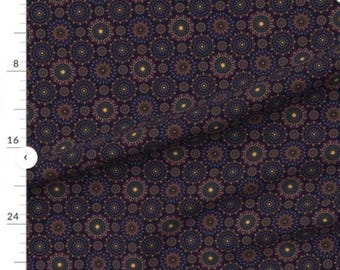 Large Mandalas Fabric from Spoonflower ~ 100% cotton ONE YARD printed panel for sewing and quilting