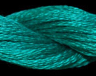 Turquoise (01058) Threadworx over-dyed embroidery threads