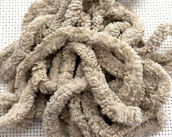 Beige Petite Chenille Trim (PC-97) by Vintage NeedleArts ~ hand dyed 2 continuous yards