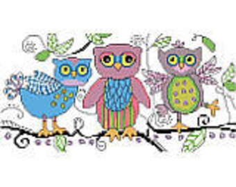 Sketchy Owls by Kooler Classic Charts