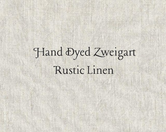 Crema Rustic Linen (FLN-10) ~ Hand Dyed Zweigart Cross Stitch Fabric