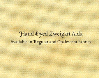 King's Gold Aida (Z-BDA-25) Hand Dyed Zweigart Cross Stitch Fabric