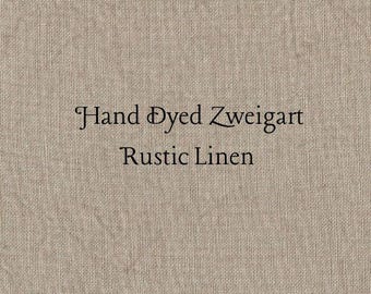Walnut Rustic Linen (FLN-18) ~ Hand Dyed Zweigart Cross Stitch Fabric