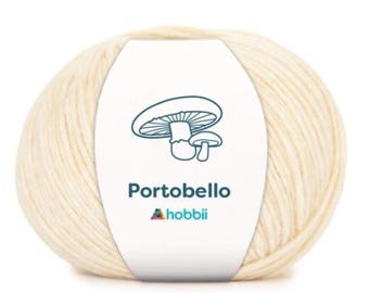 Portobello Yarn (Off-White) ~ beautiful variegated yarn in a cotton/acrylic/wool blend worsted weight made in Italy multiple colors