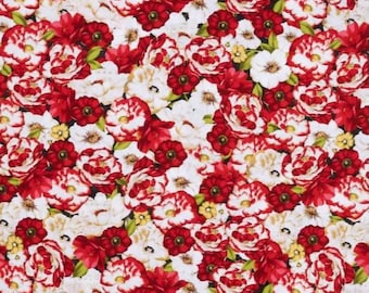 Amazing Grace Floral Calico Fabric from Brother Sister Design Studio ~ 100% cotton for sewing and quilting