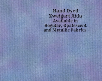Berry Blast Aida (Z-BDA-15-29-77-PT) Hand Dyed Zweigart Cross Stitch Fabric from Vintage NeedleArts ~ available in regular, opal & metallic