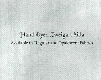 Beach Glass Aida (Z-BDA-21) Hand Dyed Zweigart Cross Stitch Fabric