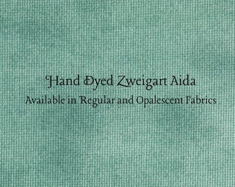 Spruce Aida (Z-BDA-63) Hand Dyed Zweigart Cross Stitch Fabric