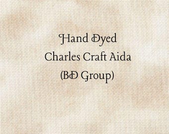 Buckwheat Aida (CC-BDA-89-22-PT) ~ Hand Dyed Charles Craft Cross Stitch Fabric