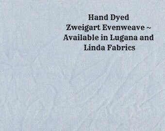 Gathering Storm Evenweave (LG/LND-98) Hand Dyed Zweigart Cross Stitch Fabric from Vintage NeedleArts ~ available in Lugana and Linda fabrics