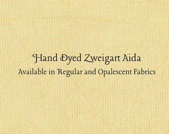 Olde Gold Aida (Z-DDA-13) Hand Dyed Zweigart Cross Stitch Fabric