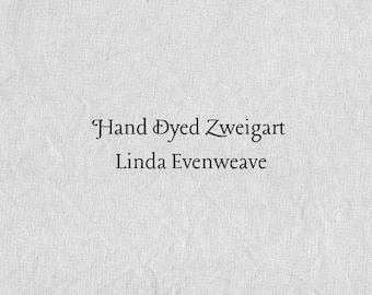 Silvery Star Linda Evenweave (LND-30) Hand Dyed Zweigart Cross Stitch Fabric