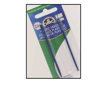 DMC Plastic Yarn Needles - Set of two in each pack round dull point