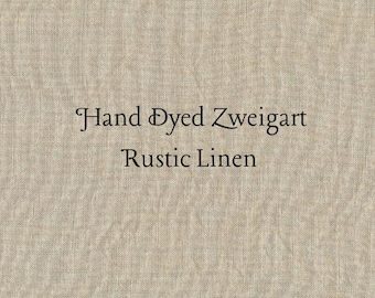 Cafe au Lait Rustic Linen (FLN-22) ~ Hand Dyed Zweigart Cross Stitch Fabric