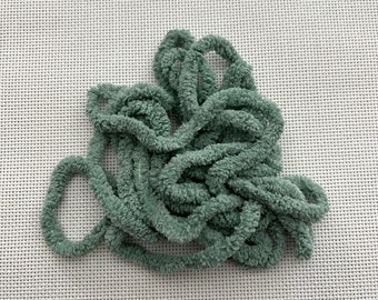 Spruce Petite Chenille Trim (PC-63) by Vintage NeedleArts ~ hand dyed 2 continuous yards