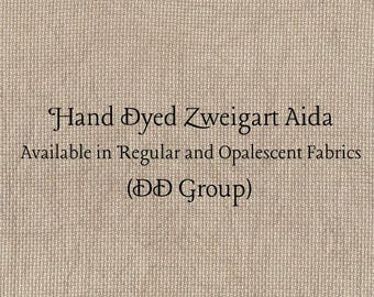 Milk Chocolate Aida (Z-DDA-73) Hand Dyed Zweigart Cross Stitch Fabric
