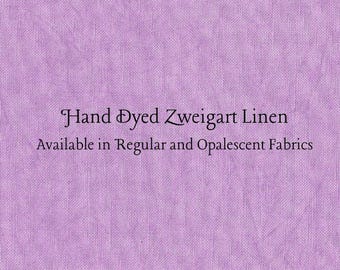 Orchid Linen (LN-85) ~ Hand Dyed Zweigart Cross Stitch Fabric