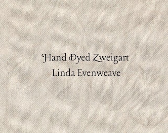 Stone Linda Evenweave (LND-36) Hand Dyed Zweigart Cross Stitch Fabric
