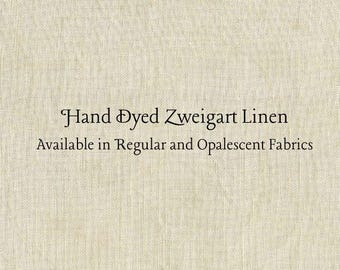 Khaki Linen (LN-38) ~ Hand Dyed Zweigart Cross Stitch Fabric