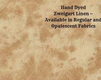 Autumn Harvest Linen (LN-100-4-PT) ~ Hand Dyed Zweigart Cross Stitch Fabric from Vintage NeedleArts - available in regular and opal linen