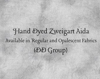 Thundercloud Aida (Z-DDA-30-3-PT) Hand Dyed Zweigart Cross Stitch Fabric