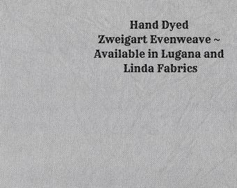 Tin Soldier Evenweave (LG/LND-3) Hand Dyed Zweigart Cross Stitch Fabric from Vintage NeedleArts ~ available in Lugana and Linda fabrics