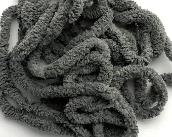 Pewter Petite Chenille Trim (PC-120) by Vintage NeedleArts ~ hand dyed 2 continuous yards