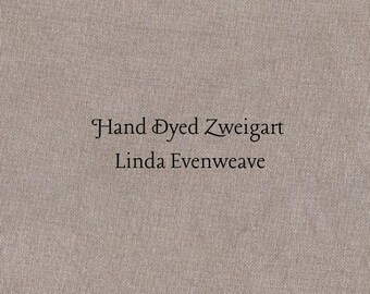 Milk Chocolate Linda Evenweave (LND-73) Hand Dyed Zweigart Cross Stitch Fabric