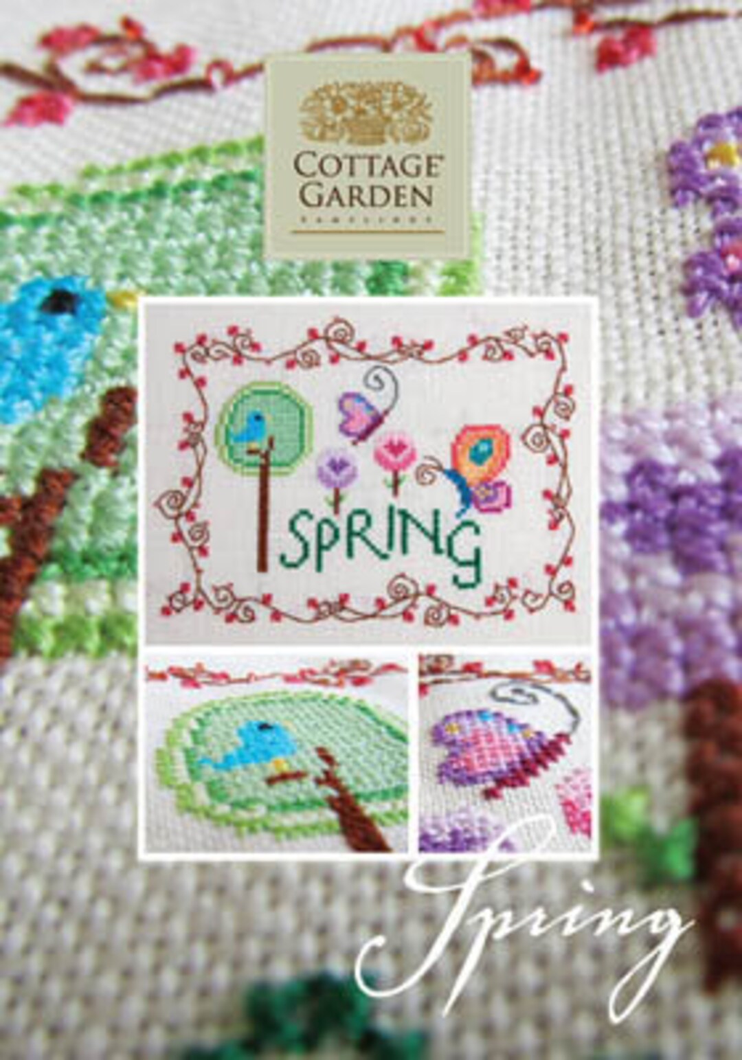 PAPER CHART - Spring by Cottage Garden Samplings Cross Stitch Chart ...
