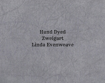 Black Magic Linda Evenweave (LND-31) Hand Dyed Zweigart Cross Stitch Fabric
