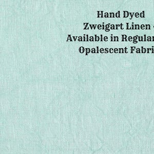 Grünspan-Leinen (LN-47) ~ Handgefärbter Zweigart Kreuzstichstoff von Vintage NeedleArts - erhältlich in regulärem und opaleszierendem Leinen