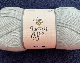 Yarn Bee Easy Going Yarn (Sky) ~ super soft machine washable acrylic/polyamide blend