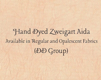 Roasted Carrots Aida (Z-DDA-76) Hand Dyed Zweigart Cross Stitch Fabric