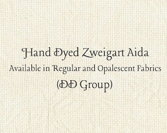 Irish Cream Aida (Z-DDA-19) Hand Dyed Zweigart Cross Stitch Fabric