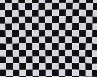 Black & White Check Calico Fabric from Brother Sister Design Studio ~ 100% cotton for sewing and quilting
