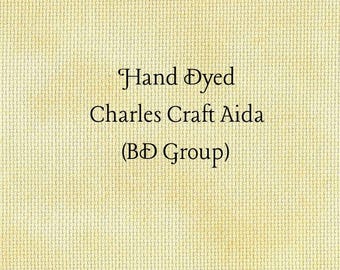 Honey Bee Aida (CC-BDA-5) ~ Hand Dyed Charles Craft Cross Stitch Fabric