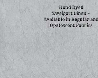 Tin Soldier Linen (LN-3) ~ Hand Dyed Zweigart Cross Stitch Fabric from Vintage NeedleArts - available in regular and opalescent linen