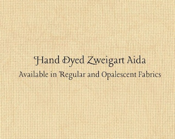 Harvest Gold Aida (Z-DDA-100) Hand Dyed Zweigart Cross Stitch Fabric