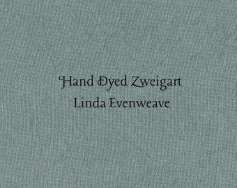 Mistletoe Linda Evenweave (LND-109) Hand Dyed Zweigart Cross Stitch Fabric