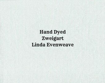 Beach Glass Linda Evenweave (LND-21) Hand Dyed Zweigart Cross Stitch Fabric