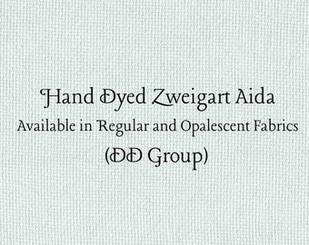 Beach Glass Aida (Z-DDA-21) Hand Dyed Zweigart Cross Stitch Fabric