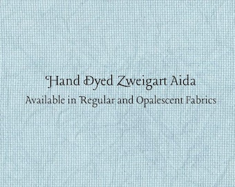 Bon Voyage Aida (Z-DDA-15) Hand Dyed Zweigart Cross Stitch Fabric