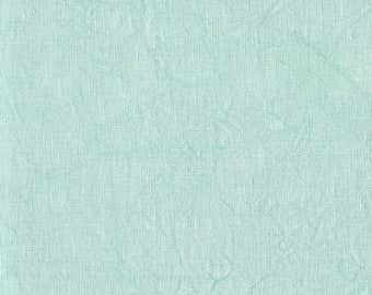 Verdigris Hand-dyed Linen from Vintage NeedleArts regular and opalescent cross stitch fabric 28 32 36 light green no blue tones