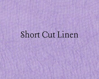 SHORT CUT - Purple Passion Hand Dyed Zweigart Linen Cross Stitch Fabric