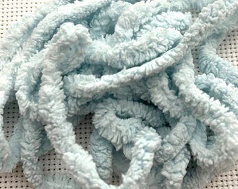 Sky Petite Chenille Trim (PC-62) by Vintage NeedleArts ~ hand dyed 2 continuous yards