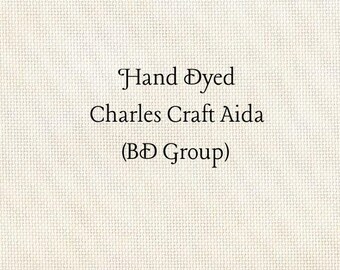 Magnolia Aida (CC-BDA-33) ~ Hand Dyed Charles Craft Cross Stitch Fabric