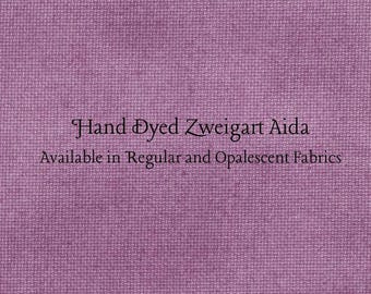 Mulberry Aida (Z-BDA-80) Hand Dyed Zweigart Cross Stitch Fabric